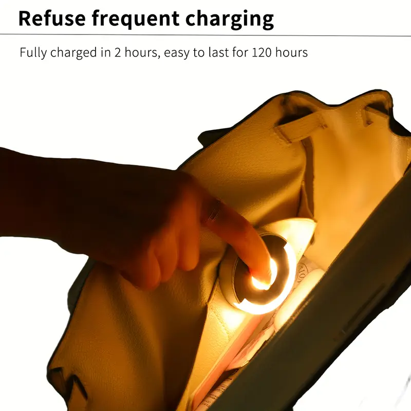 Mini Lightweight And Portable Light Is Soft And Not Blinding Creative Bag Light Hook Design Take Off And Pick Up At Any Time